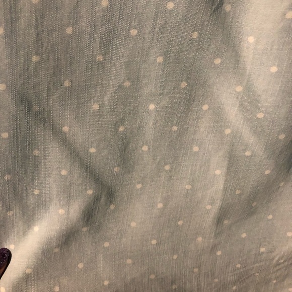 🚫 SOLD 🚫 Anthropologie Polka Dot Denim Dress - Picture 3 of 3